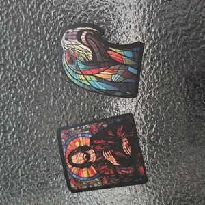 Stickers - Stained Glass Pack - Set of 2 - Bag #43 - NWOT